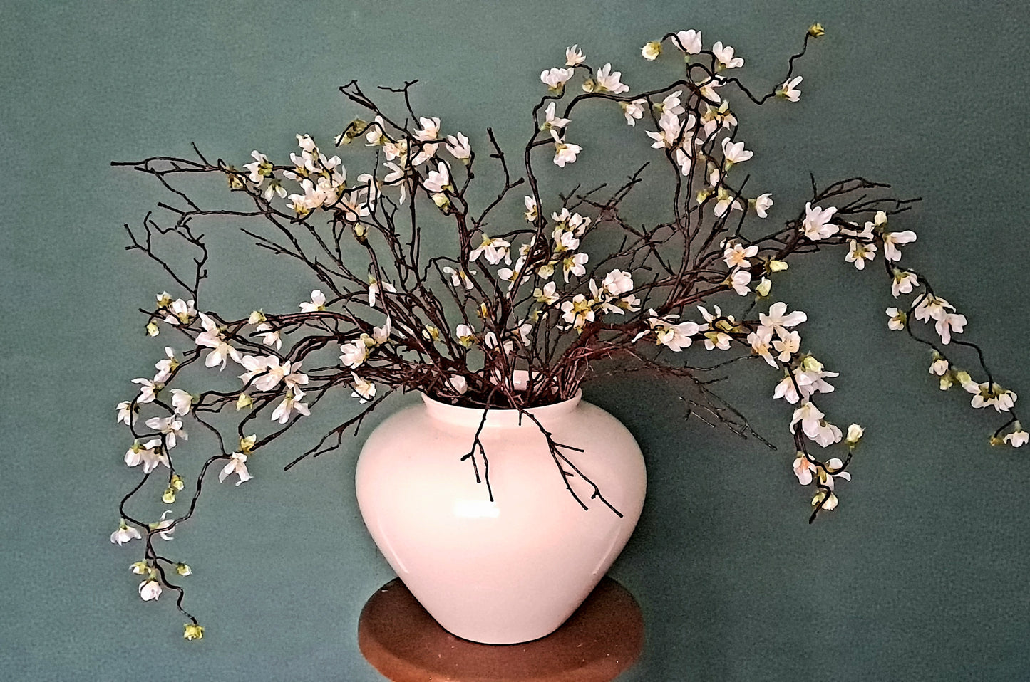 Faux floral stems for extra large arrangement, willow stems, artificial flowers for vase. Spring collection, blossom set 3