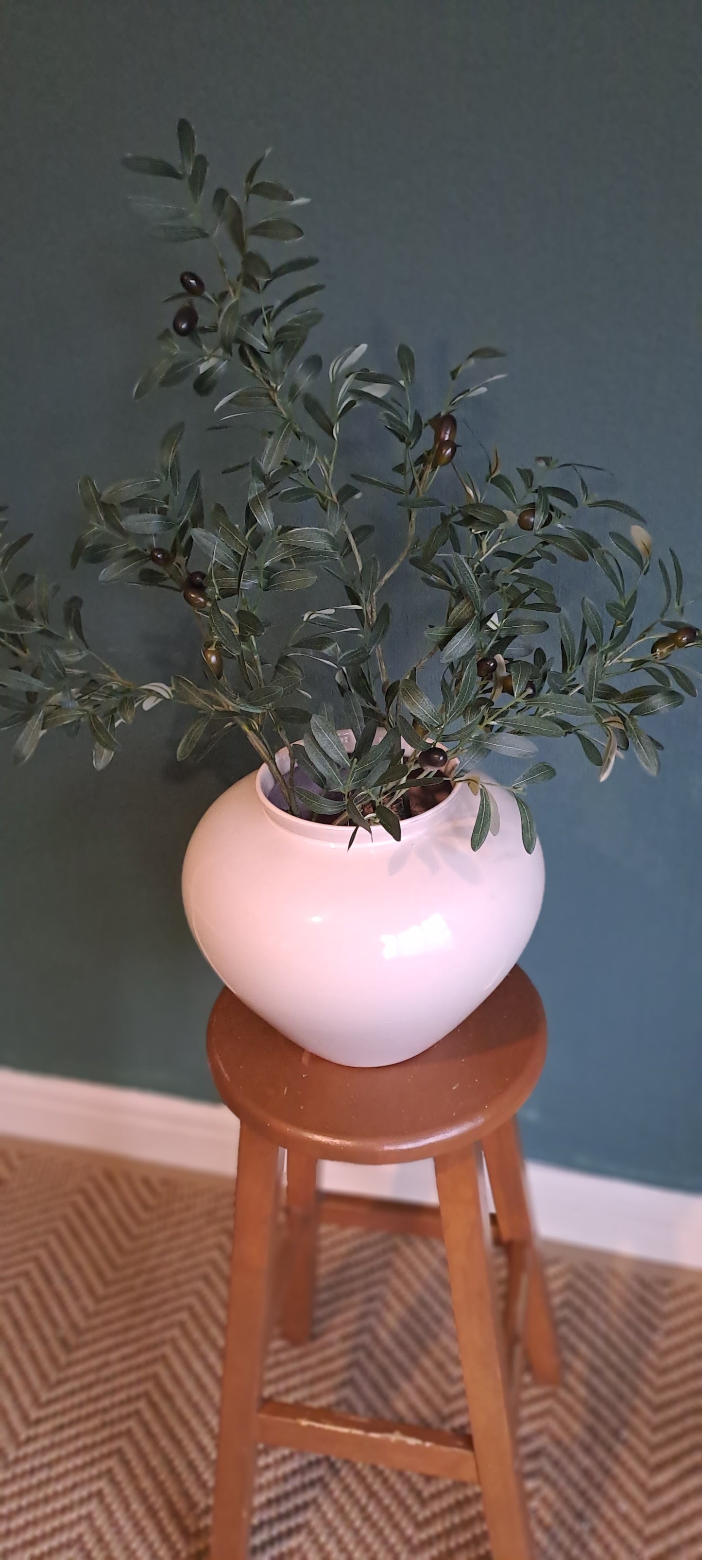 Olive branch, olive stem, olive tree, foliage stem, greenery, Faux floral stems, artificial flowers, willow stems, branches for vase, flower arrangement, floral arrangement, flowers for large vase.